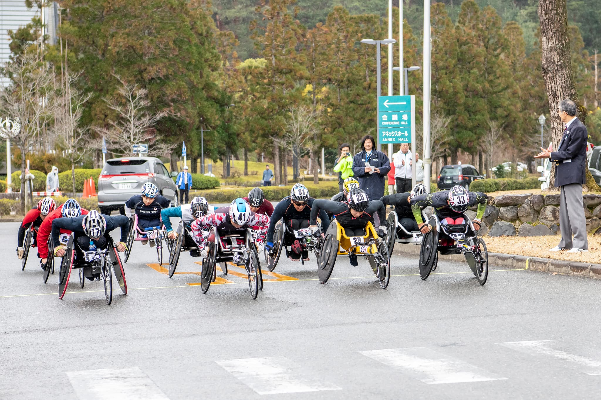 Sponsoring the Emperor's Cup National Wheelchair Ekiden Race