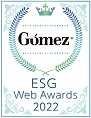 Gomez ESG Web Award 2022