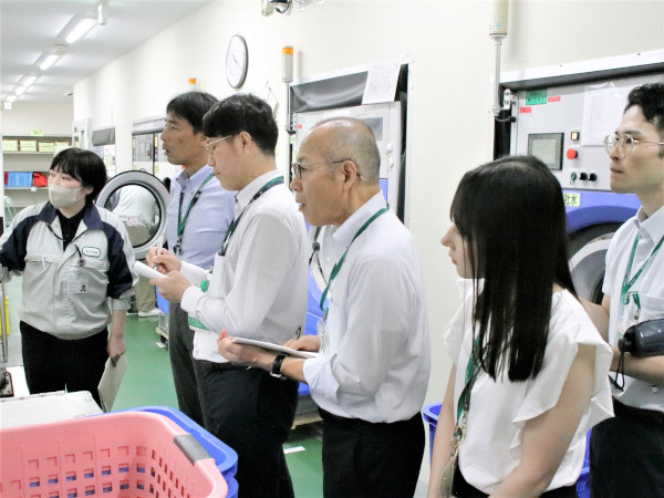 画像：村田機械株式会社様が会社見学に来られました